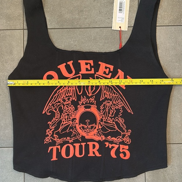 Alice+Olivia Woman’s Breslin Band Tee Corset Top - Picture 6 of 11